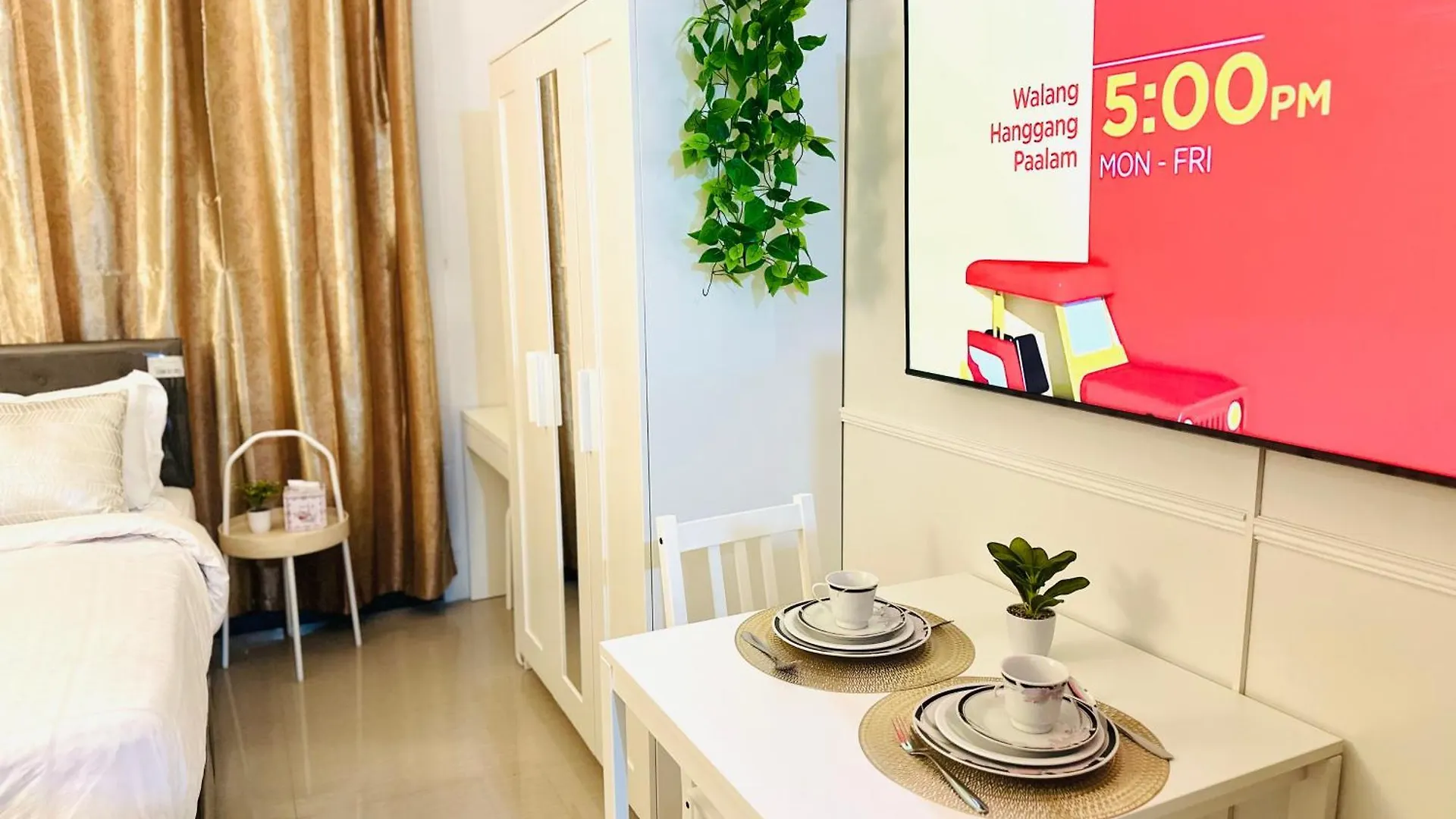 Mid-Century Extent Condo Unit @ Shore 2, Moa Manila