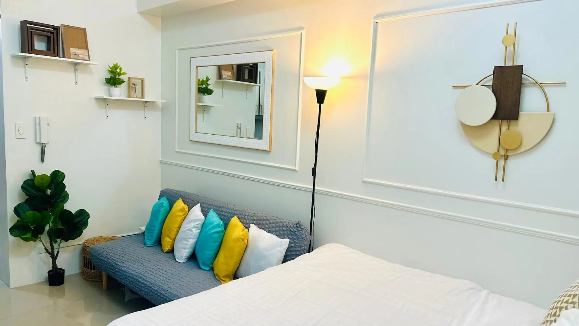 Mid-Century Extent Condo Unit @ Shore 2, Moa Manila Philippines